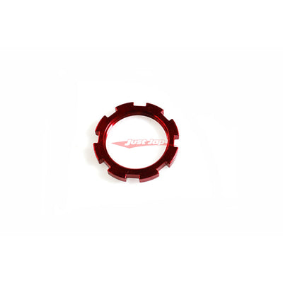 BC Racing Spring Seat Lower Locking Nut (Red) - V1 Series