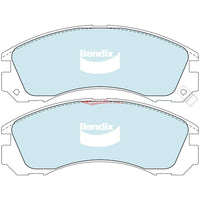 Bendix Standard Front Brake Pads fits Mitsubishi 3000GT, Delica Space Gear, FTO DE3A, Galant / VR-4, Legnum VR-4, Lancer / Ralliart & Lancer Evolution 1-3