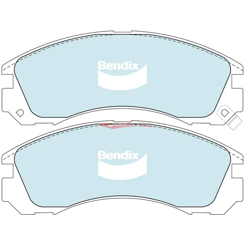 Bendix Standard Front Brake Pads fits Mitsubishi 3000GT, Delica Space Gear, FTO DE3A, Galant / VR-4, Legnum VR-4, Lancer / Ralliart & Lancer Evolution 1-3