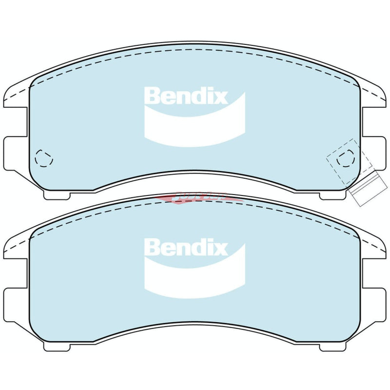 Bendix Standard Front Brake Pads fits Nissan S13 Silvia & 180SX (CA18DE/T & SR20DE) & R32 Skyline GTS