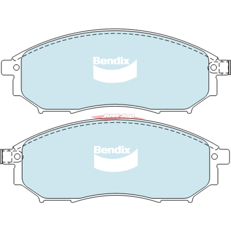Bendix Standard Front Brake Pads fits Nissan Z33 350Z & V35/V36 Skyline & C34 Stagea Ser.2 (8/98-) & Crossover (J50)