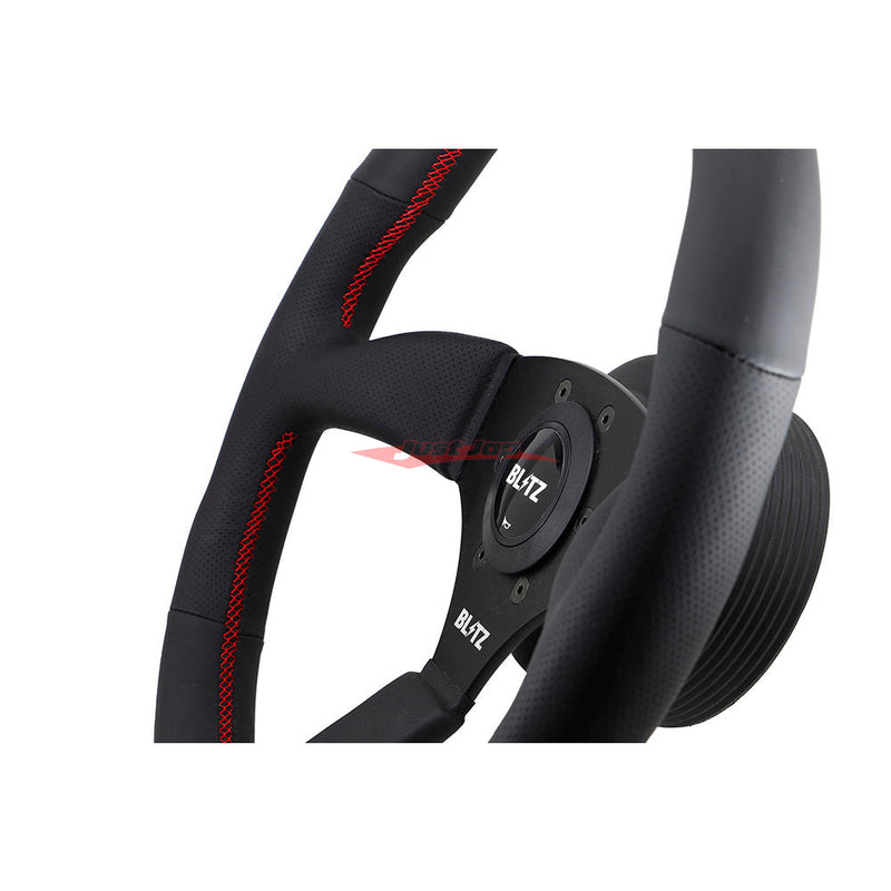 BLITZ 350mm Semi-Deep Sports Steering Wheel