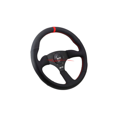 BLITZ 350mm Semi-Deep Sports Steering Wheel