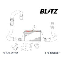 Blitz Intercooler SE Kit fits Nissan S13 Silvia & 180SX SR20DET