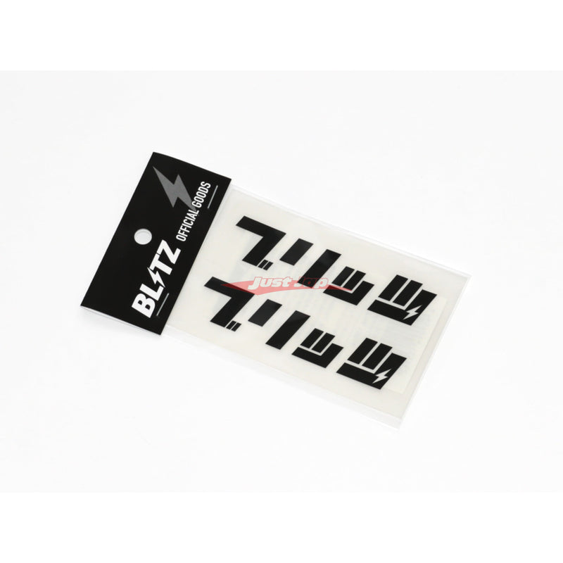 BLITZ Katakana Logo Sticker Set 100mm (Black)