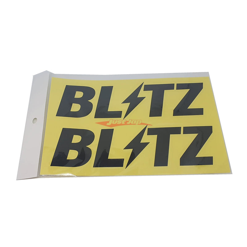Blitz Logo Sticker - Black - 200mm
