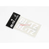BLITZ Logo Sticker Set 100mm (White)