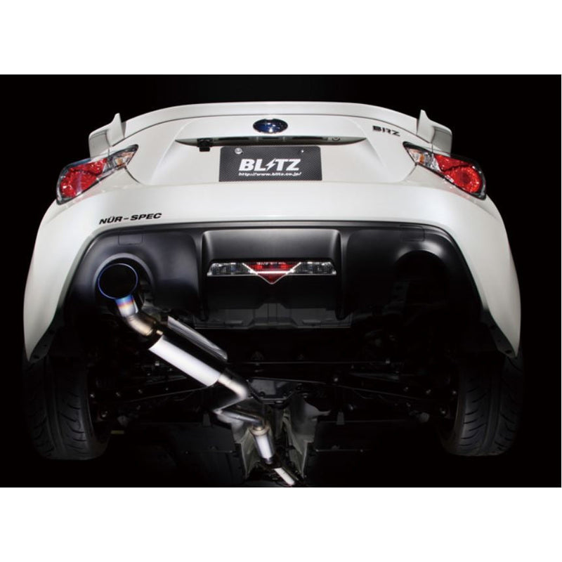 Blitz NUR Spec F-Ti Exhaust System Fits Toyota GT86 & Subaru BRZ FA20
