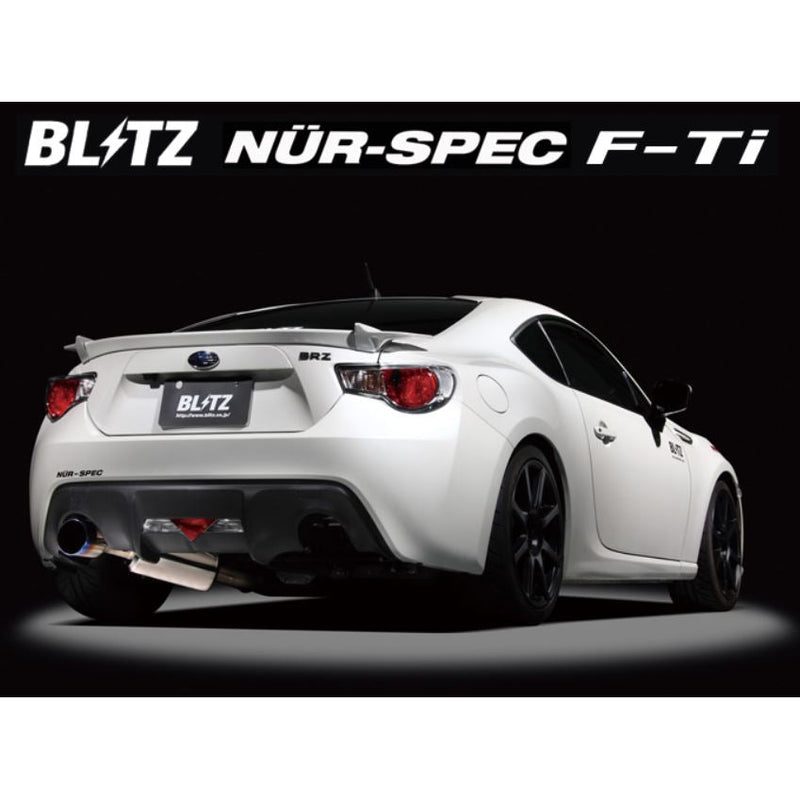Blitz NUR Spec F-Ti Exhaust System Fits Toyota GT86 & Subaru BRZ FA20