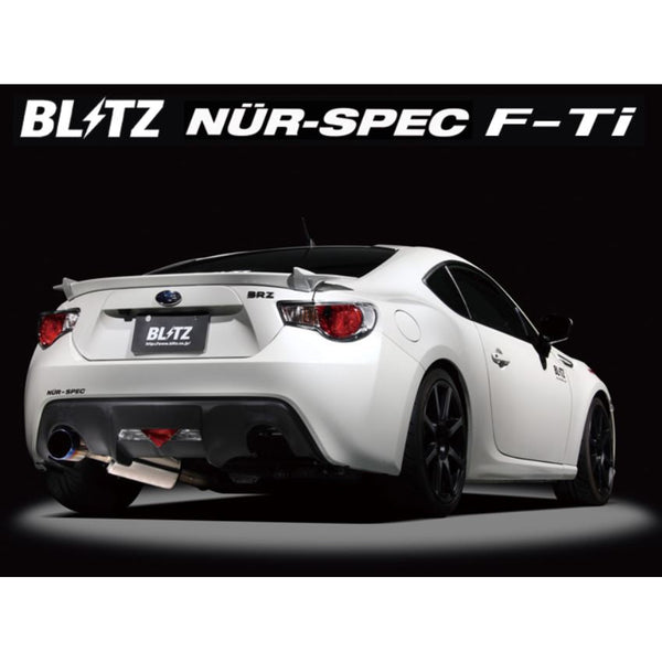 Blitz NUR Spec F-Ti Exhaust System Fits Toyota GT86 & Subaru BRZ