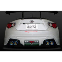 Blitz NUR-Spec VSR Quad Outlet Exhaust System Fits Toyota 86 (TRD Bumper)