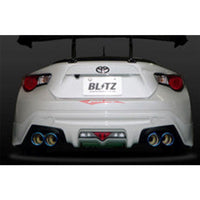 Blitz NUR-Spec VSR Quad Outlet Exhaust System Fits Toyota 86 (TRD Bumper)