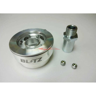 Blitz Oil Filter Sensor Attachment Sandwich Plate M20 x P1.5 (Type H) 65mm Fits Subaru, Toyota & Honda FA20/FA24/FB16/FB20/K20C/L15/LEB/S07A/S07B