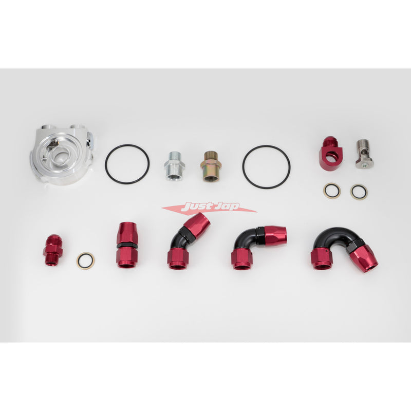 Blitz Racing Oil Cooler Kit (Type BR) Fits Nissan R34 Skyline GT-T RB25DE/T