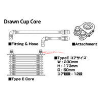 Blitz Racing Oil Cooler Kit (Type BR) Fits Nissan S15 Silvia & 200SX SR20DE/T