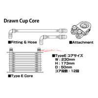 Blitz Racing Oil Cooler Kit (Type BR) Fits Subaru Impeza WRX & STi GR/GV/VAB EJ20/EJ25