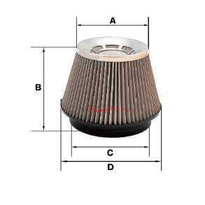 Blitz SUS Power Air Filter Core C4 - Univeral 4.5"