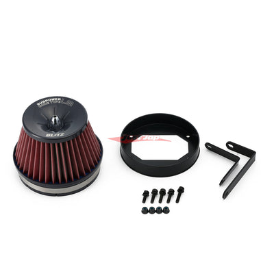 Blitz SUS Power Core Type LM Air Cleaner (Red) fits Mitsubishi Evolution 7-9 CT9A