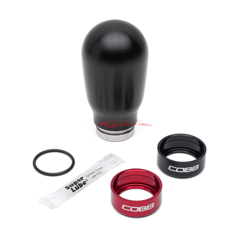 Cobb Tuning Tall Weighted Shift Knob (Black) Fits Subaru BRZ, WRX STi GD/GR/GV,VA, Legacy / Liberty BL/BP & Toyota 86 (6 Speed)