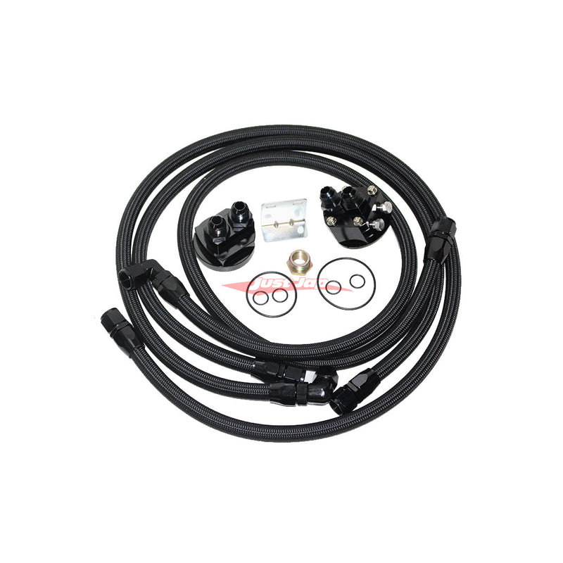 Cooling Pro 10 Row Engine Oil Cooler & Oil Filter Relocation Kit