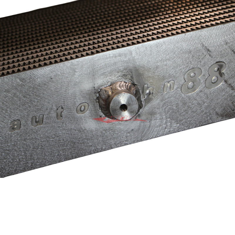 Cooling Pro 100mm Tube & Fin Intercooler (Black) fits Nissan Skyline GTR & Stagea 260RS (RB26DETT)