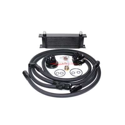 Cooling Pro 15 Row Engine Oil Cooler & Oil Filter Relocation Kit