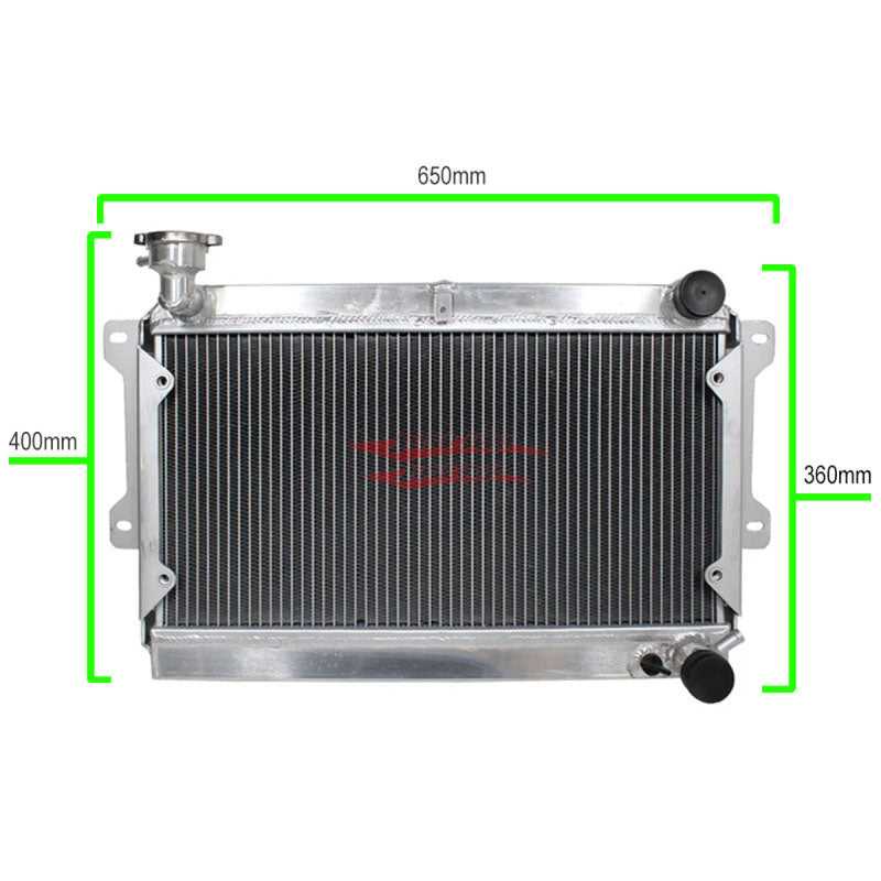 Cooling Pro Alloy Radiator fits Mazda Rotary RX2/RX3/RX4/RX5