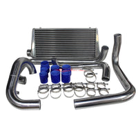 Cooling Pro Intercooler Kit fits Holden VL Turbo Commodore Tube & Fin 76mm + Piping Kit (Polished)