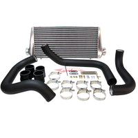 Cooling Pro Intercooler Kit Fits Nissan R33/R34 Skyline & C34 Stagea RB25DET Tube & Fin 90mm + Piping Kit (Black)