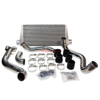 Cooling Pro Intercooler Kit Fits Nissan S14/S15 Silvia & 200SX SR20DET Bar & Plate 76mm Polished + Piping Kit (Polished)