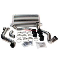 Cooling Pro Intercooler Kit Fits Nissan S14/S15 Silvia & 200SX SR20DET Bar & Plate 76mm Polished + Piping Kit (Polished)