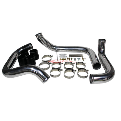 Cooling Pro Intercooler Piping Kit Fits Nissan R33/R34 Skyline & C34 Stagea RB25DET (Black Silicone)