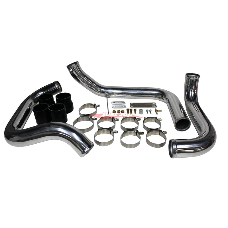 Cooling Pro Intercooler Piping Kit Fits Nissan R33/R34 Skyline & C34 Stagea RB25DET (Black Silicone)