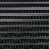 Cooling Pro Oil Cooler - 10 Row Heavy Weight Black -10 Outlets (285x70 Core Size)