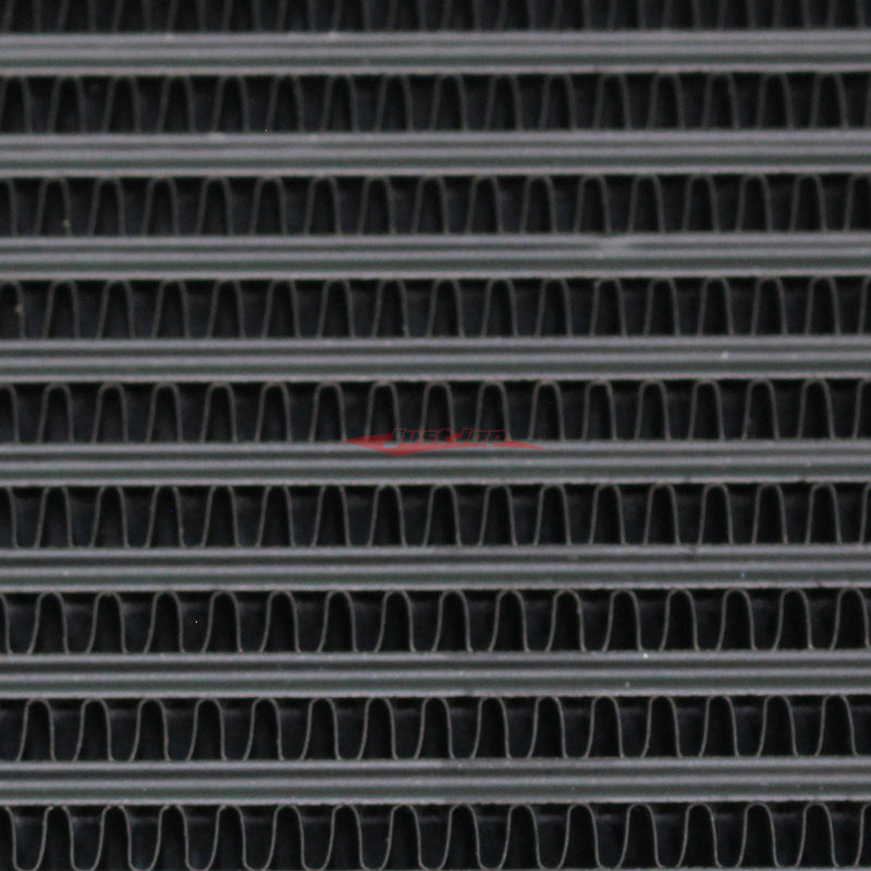 Cooling Pro Oil Cooler - 10 Row Heavy Weight Black -10 Outlets (285x70 Core Size)