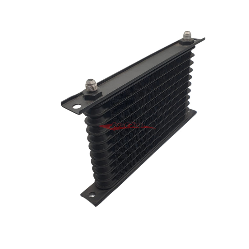 Cooling Pro Oil Cooler - 11 Row Black dash -6 MALE Outlets (260x160 Core Size)