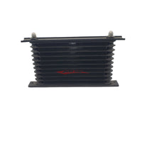 Cooling Pro Oil Cooler - 11 Row Black dash -6 MALE Outlets (260x160 Core Size)