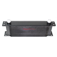 Cooling Pro Oil Cooler - 13 Row Heavy Weight Black -10 Outlets (285x95 Core Size)