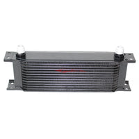 Cooling Pro Oil Cooler - 13 Row Heavy Weight Black -10 Outlets (285x95 Core Size)
