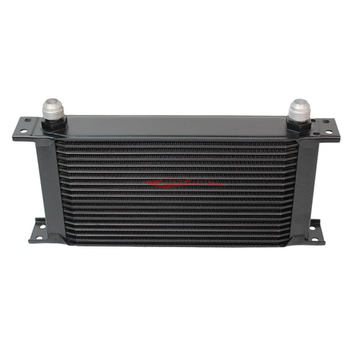 Cooling Pro Oil Cooler - 19 Row Heavy Weight Black -10 Outlets (285x135 Core Size)