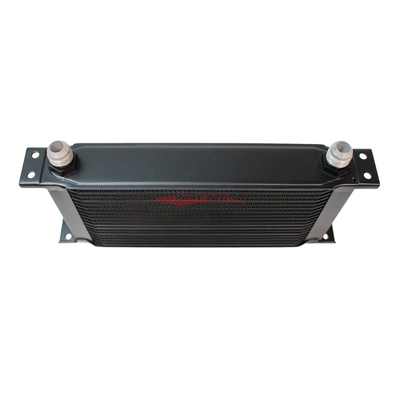 Cooling Pro Oil Cooler - 19 Row Heavy Weight Black -10 Outlets (285x135 Core Size)