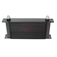 Cooling Pro Oil Cooler - 19 Row Heavy Weight Black -10 Outlets (285x135 Core Size)