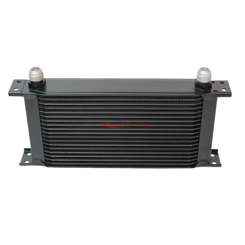 Cooling Pro Oil Cooler - 19 Row Heavy Weight Black -10 Outlets (285x135 Core Size)