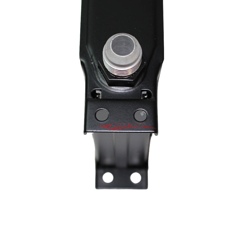 Cooling Pro Oil Cooler - 19 Row Heavy Weight Black -10 Outlets (285x135 Core Size)