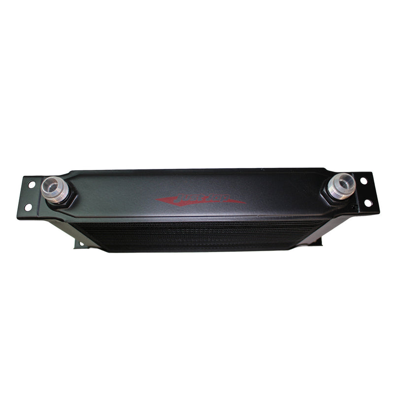 Cooling Pro Oil Cooler - 25 Row Heavy Weight Black -10 Outlets (285x185 Core Size)