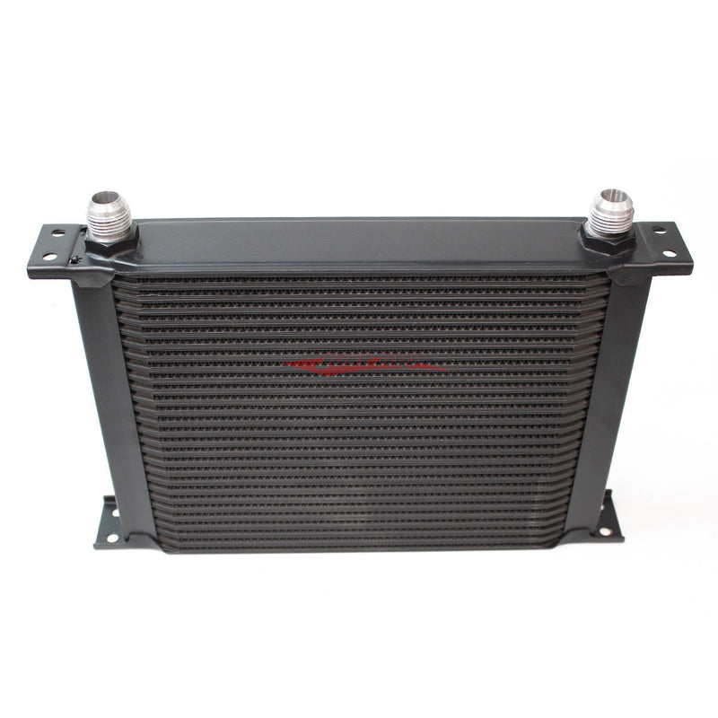 Cooling Pro Oil Cooler - 28 Row Heavy Weight Black -10 Outlets (285x225 Core Size)