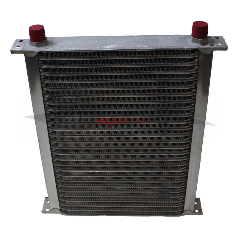 Cooling Pro Oil Cooler - 28 Row Light Weight Silver -10 Outlets (360x290 Core Size)