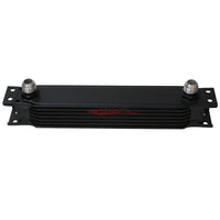 Cooling Pro Oil Cooler - 7 Row Hw Black - 10 Outlets (285x50 Core Size)