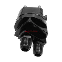 Cooling Pro Oil Filter Relocation Kit (Black) - Universal Fitment (3/4UNF-16 & M20-P1.5)