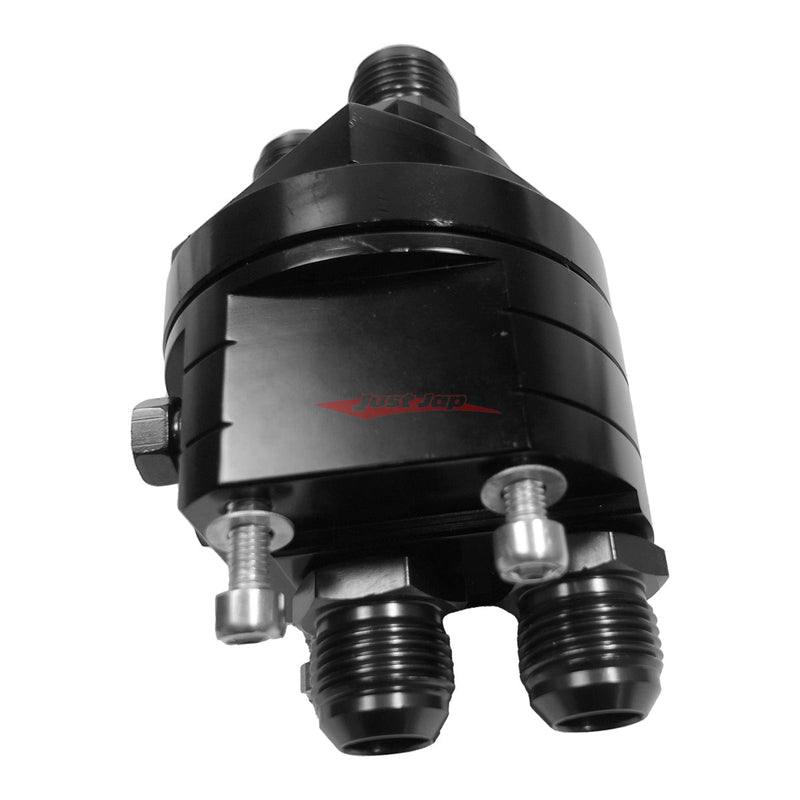 Cooling Pro Oil Filter Relocation Kit (Black) - Universal Fitment (3/4UNF-16 & M20-P1.5)
